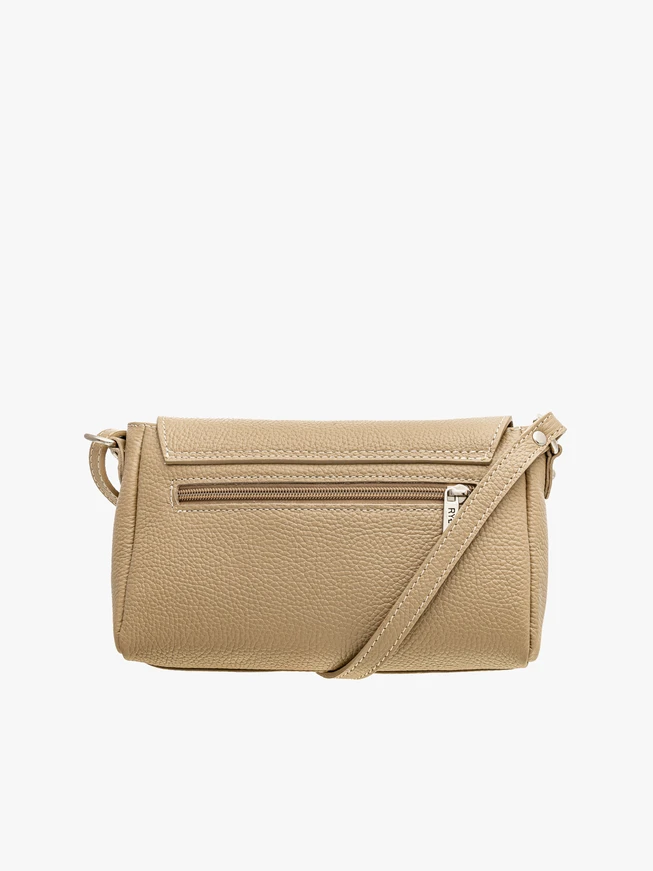 Dark beige chain handbag