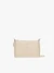 Cream handbag with adjustable strap