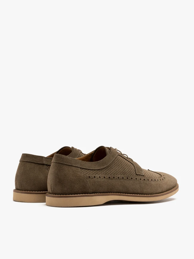 Herren Brogues in Oliv