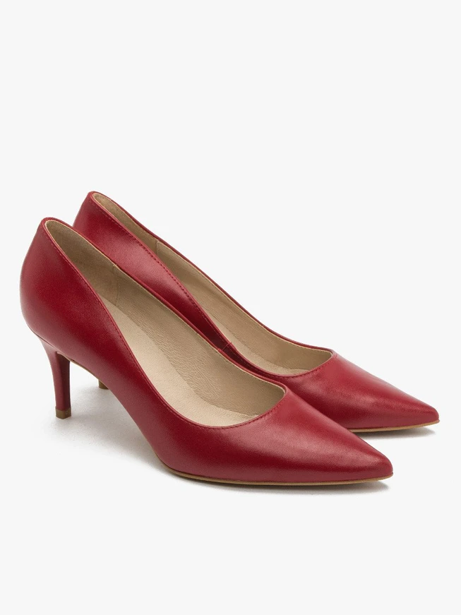 Kastanienbraune Pumps