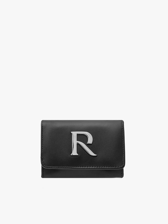 Black women’s wallet with silver details