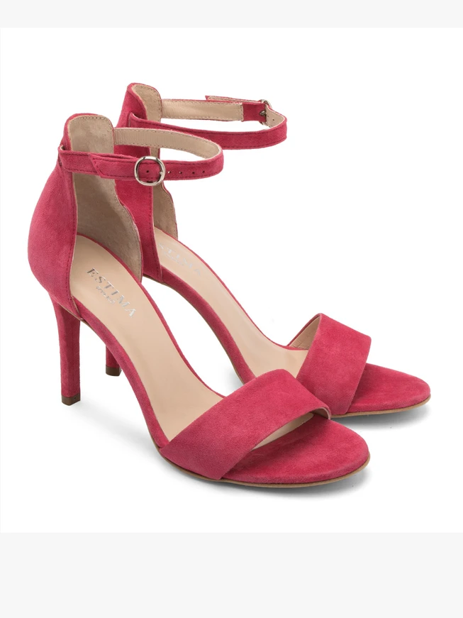 Fuchsia stiletto sandals