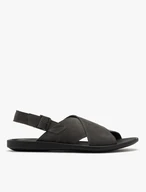 Graue Sandalen mit Schnallenverschluss