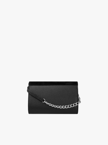 Kleine schwarze Clutch-Tasche