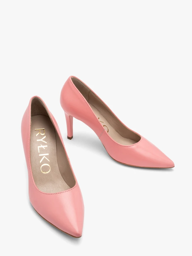 Rosa Stiletto-Pumps