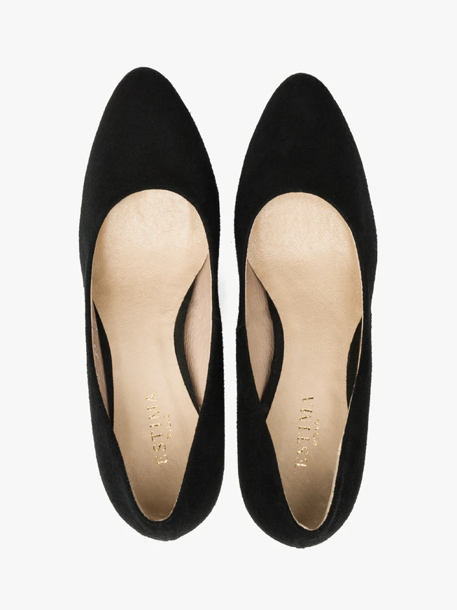 Schwarze Stiletto-Pumps