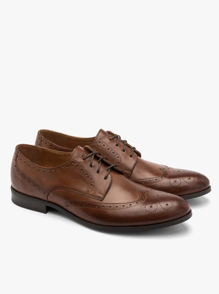 Brown men’s brogues