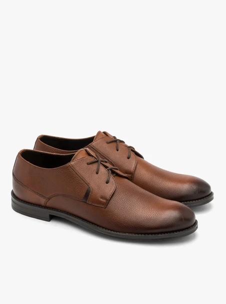 Braune Herrenhalbschuhe