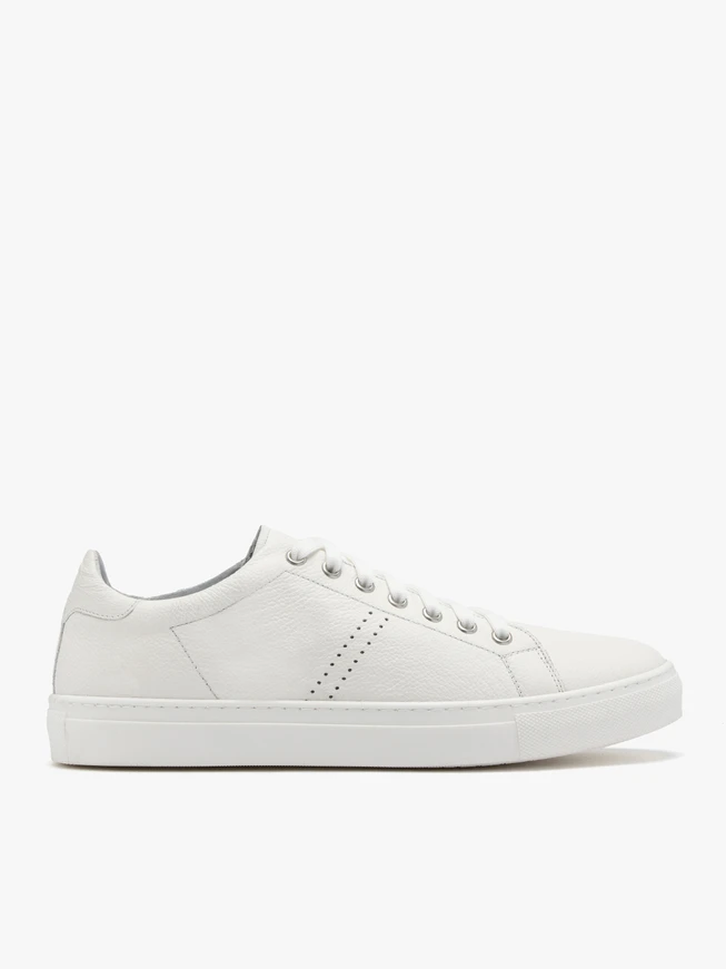 Weiße Sporthalbschuhe für Männer