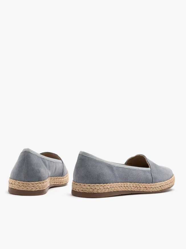 Blue espadrilles