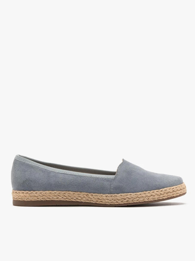 Blue espadrilles