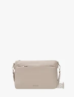 Beige bag with fabric strap