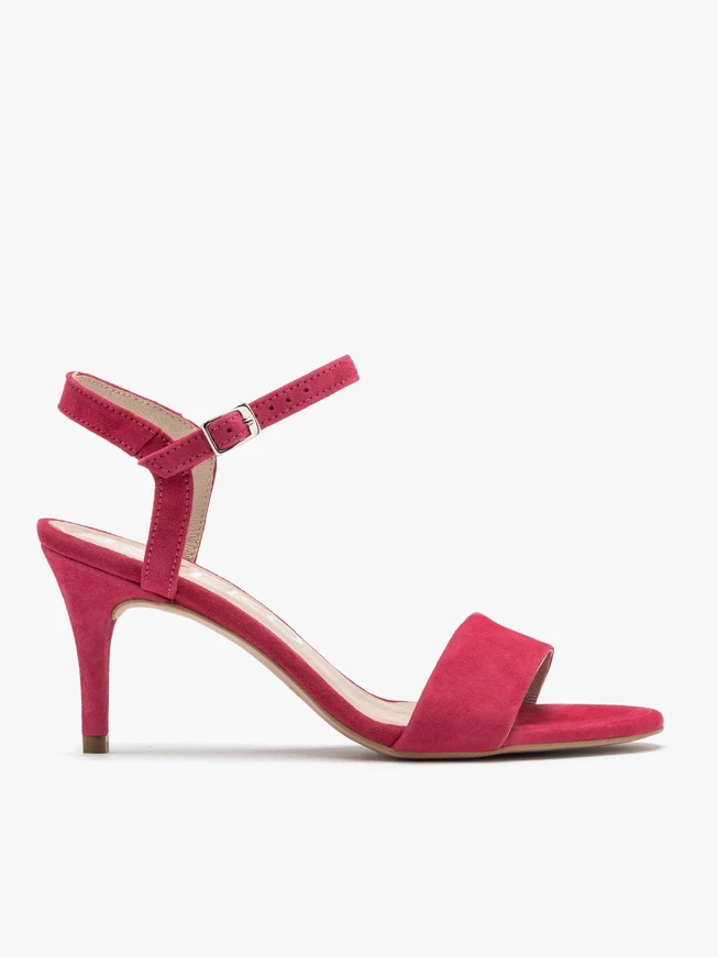 Fuchsia stiletto sandals