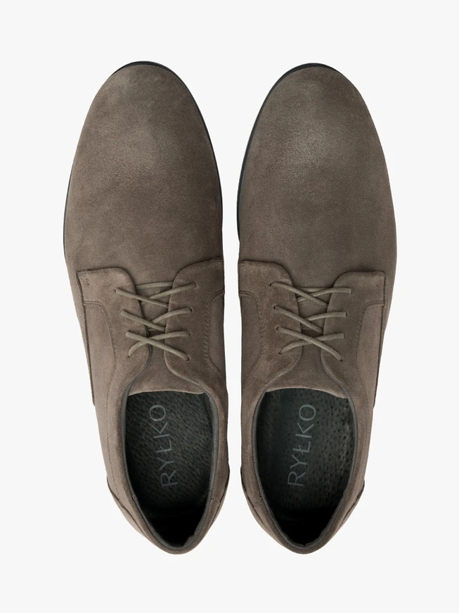 Graue Halbschuhe für Männer