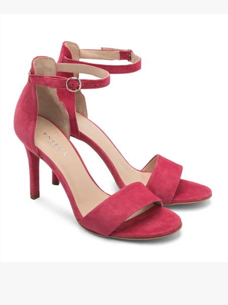 Fuchsia stiletto sandals