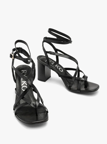 Flip Flops mit schwarzem Absatz