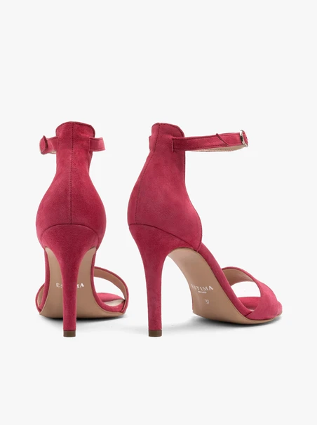 Fuchsia stiletto sandals
