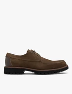 Olivfarbene Herren-Halbstiefel mit Traktorsohle
