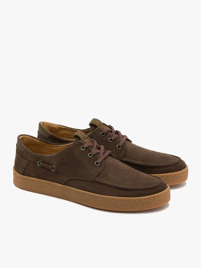 Braune Herrenhalbschuhe