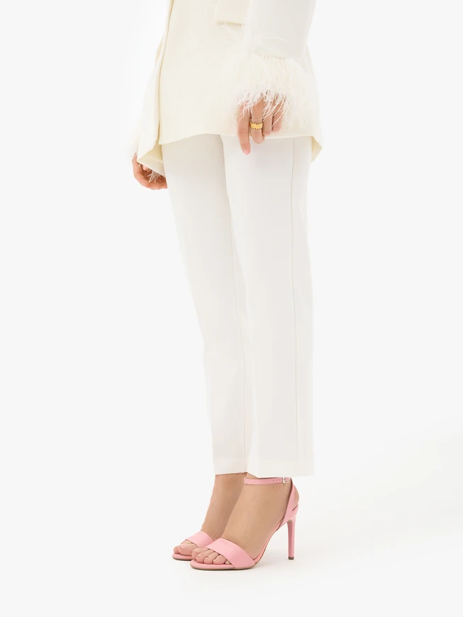 Rosa hohe Stiletto-Sandale