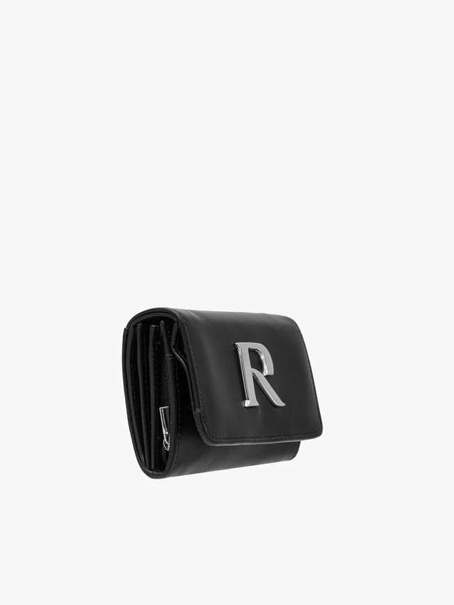 Black women’s wallet with silver details