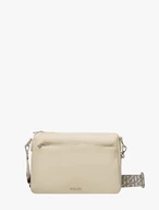 Cream bag with fabric strap