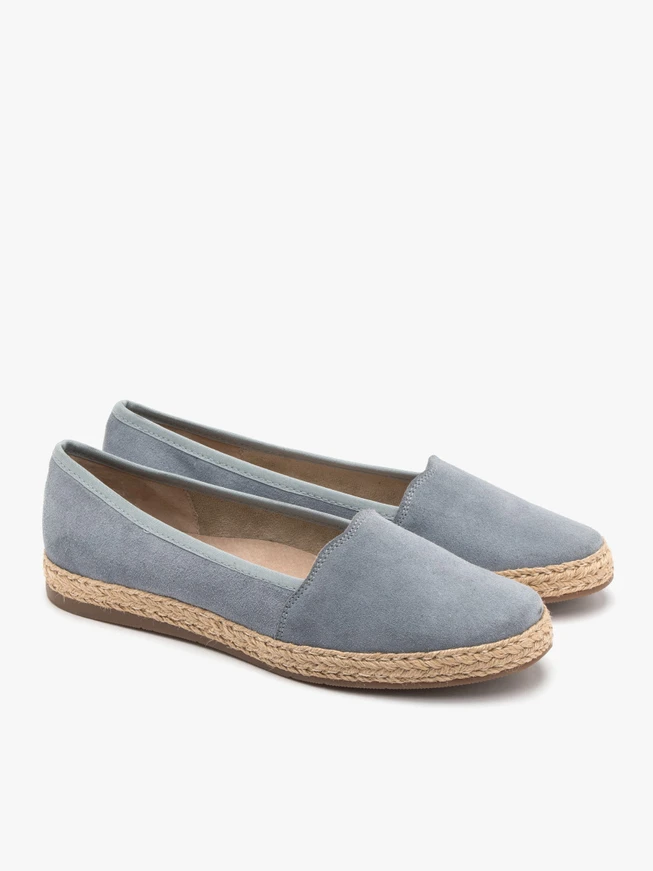Blue espadrilles