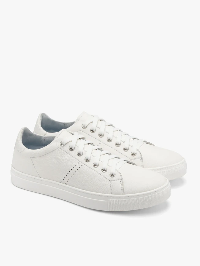Weiße Sporthalbschuhe für Männer