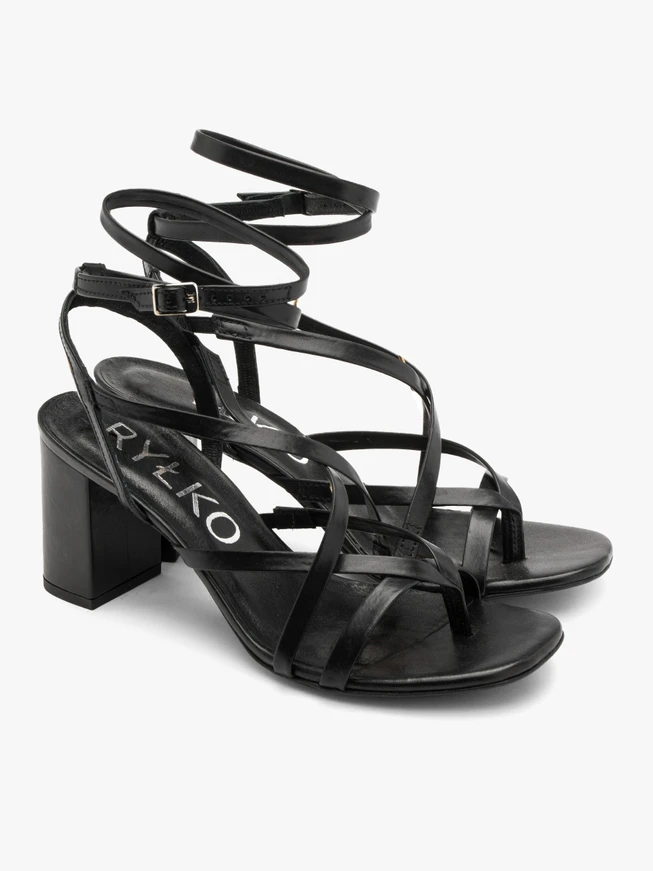 Flip Flops mit schwarzem Absatz