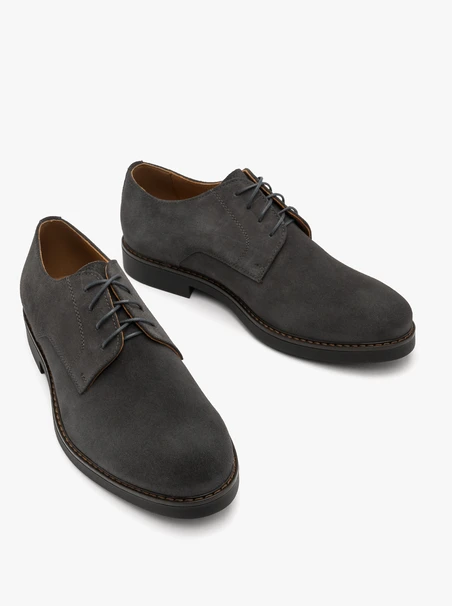 Graue Halbschuhe für Männer
