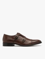 Brown men’s shoe with monk strap