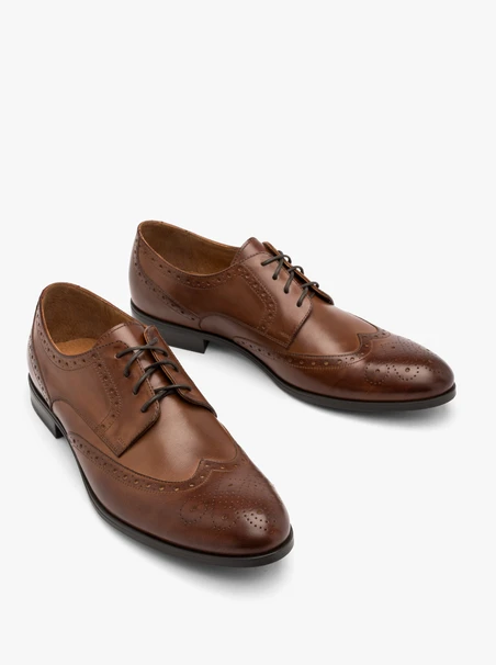 Brown men’s brogues