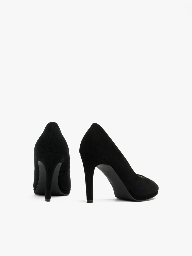 Schwarze Stiletto-Pumps