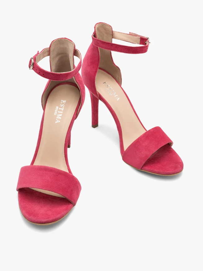 Fuchsia stiletto sandals