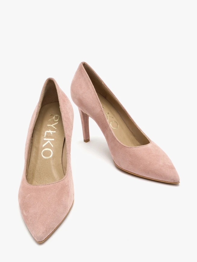 Rosa Stiletto-Pumps
