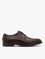 Braune Herrenhalbschuhe mit hellem Boden