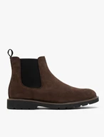 Braune Herren-Pantoffeln aus Veloursleder