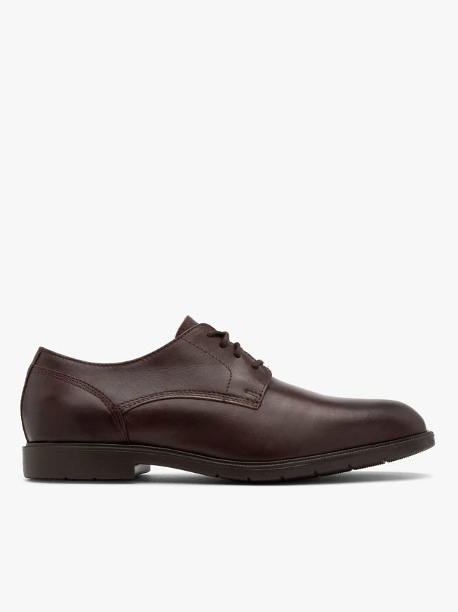 Braune Herrenhalbschuhe mit hellem Boden