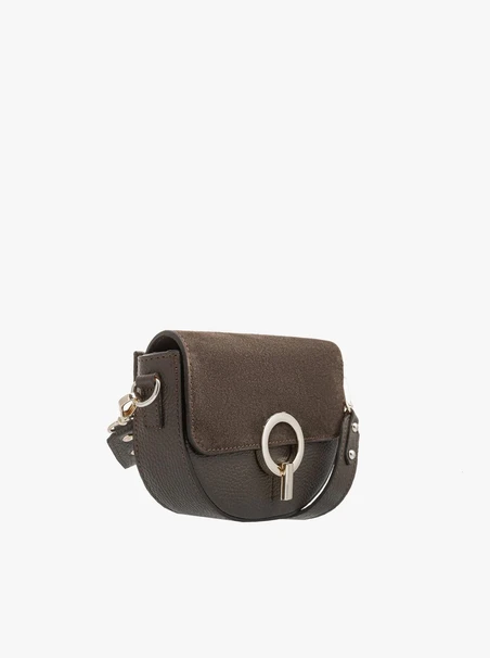 Small elegant handbag with gold details