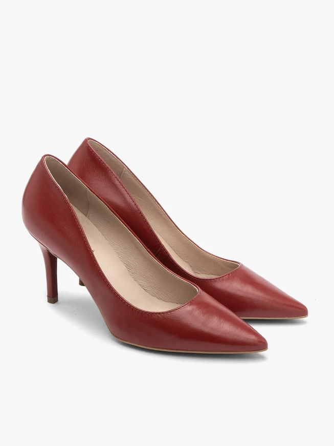 Rote Stiletto-Pumps