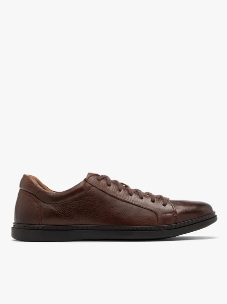 Braune Herren-Halbschuhe im Sport-Stil
