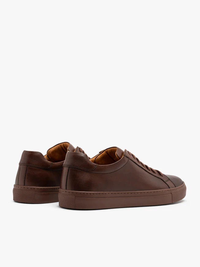 Brown sporty shoes