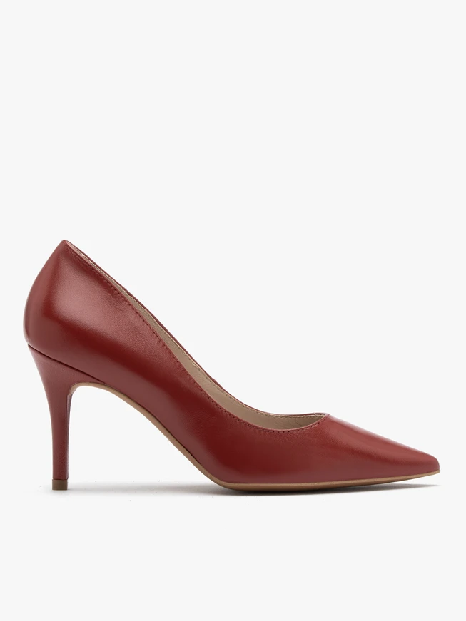 Rote Stiletto-Pumps
