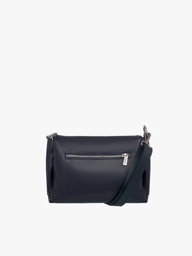 Marineblaue mittelgroße Posttasche