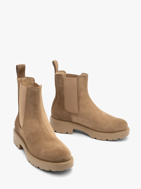 Beigefarbene Slingbacks für Damen mit leichter Sohle