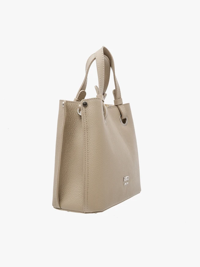 Dunkelbeige Handtasche für Frauen