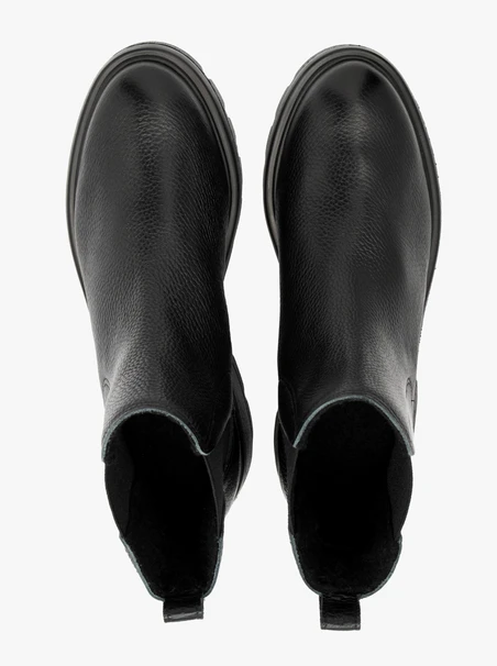 Schwarze Damen-Slingbacks mit dekorativem Schnitt am Gummizug
