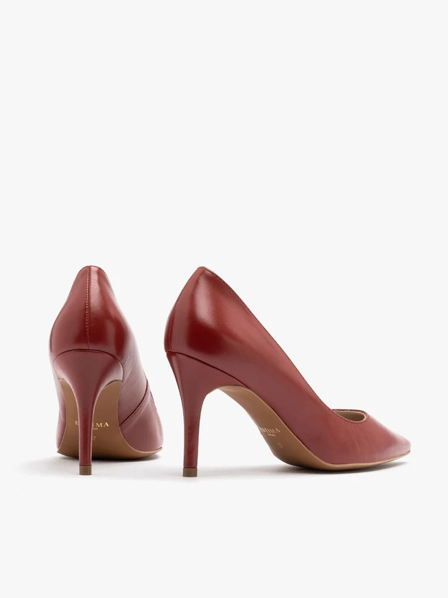 Rote Stiletto-Pumps