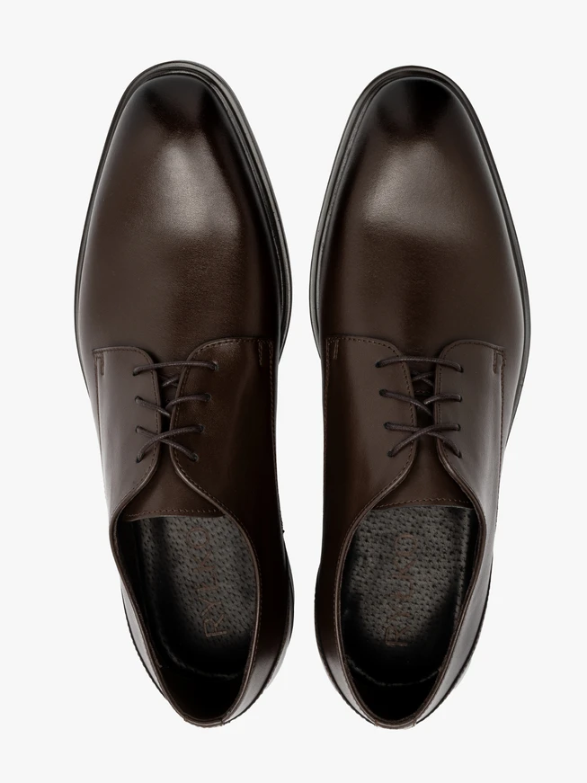 Dark brown formal men’s shoes