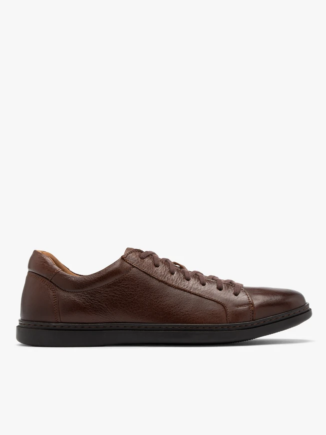 Braune Herren-Halbschuhe im Sport-Stil